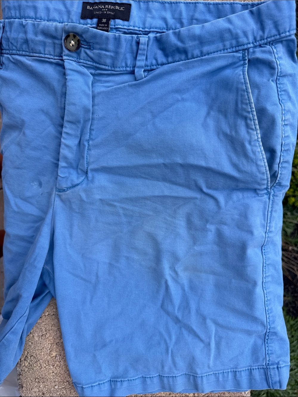 Banana Republic Men’s Sky Blue Chino Shorts